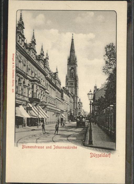 DuessELDORF  CITY Blumenstrasse Johanneskirche