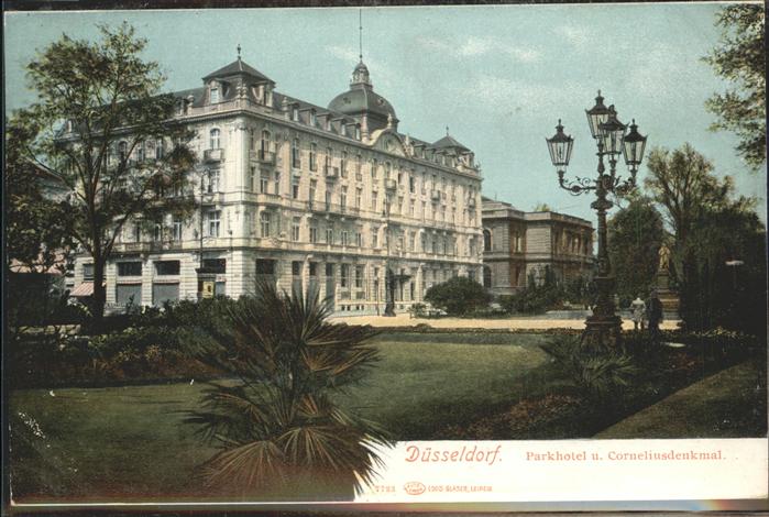 DuessELDORF  CITY Parkhotel und Corneliusdenkmal
