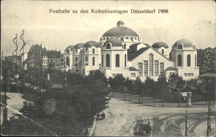Duesseldorf Festhalle zu den Katholikentagen 1908