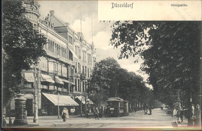 Duesseldorf Königsallee Strassenbahn
