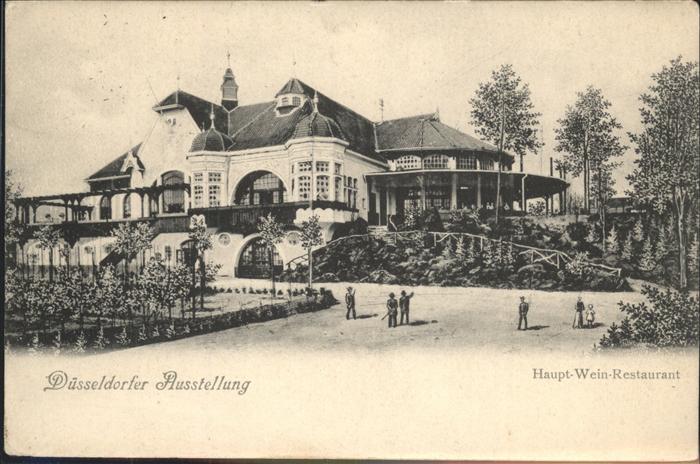 Duesseldorf Ausstellugn Haupt-Wein-Restaurant
