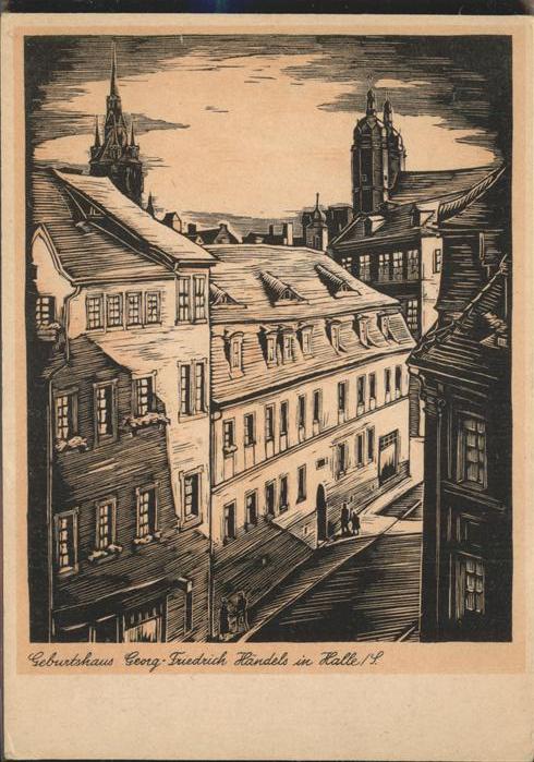 Halle Saale Geburtshaus Georg Friedrich Händels Kün