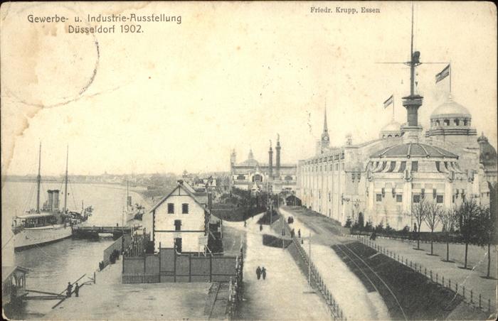 Ausstellung Industrie Gewerbe Kunst Dues Hafen Schiff