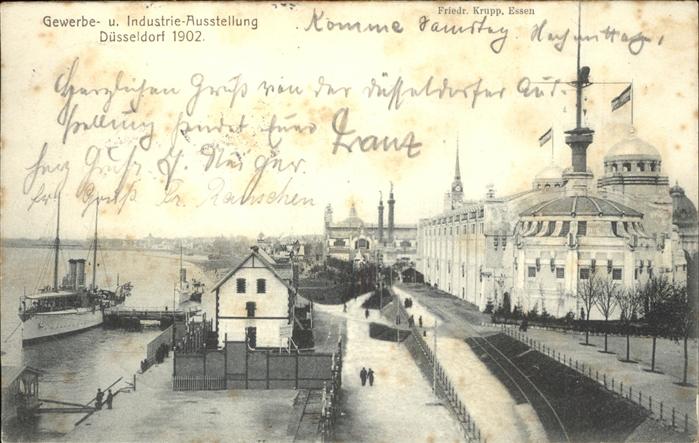 Ausstellung Industrie Gewerbe Kunst Dues Hafen Schiff