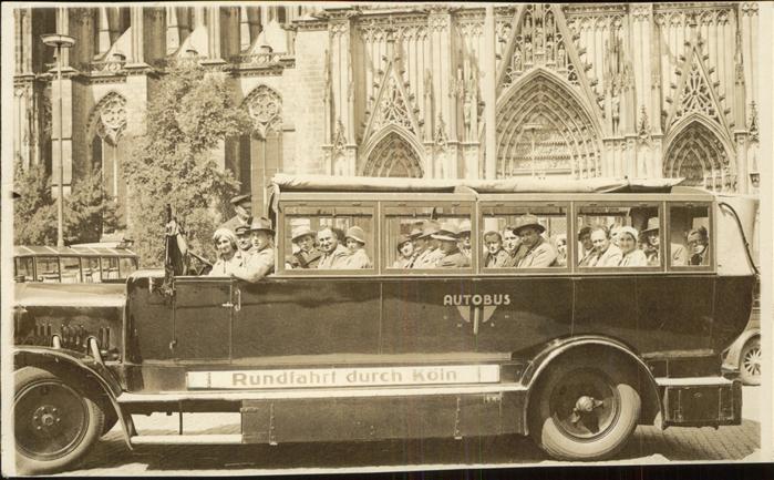 Autobus Omnibus Rundfahrten Köln Dom