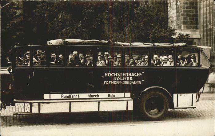 Autobus Omnibus Rundfahrten Höchstenbachs Kölner