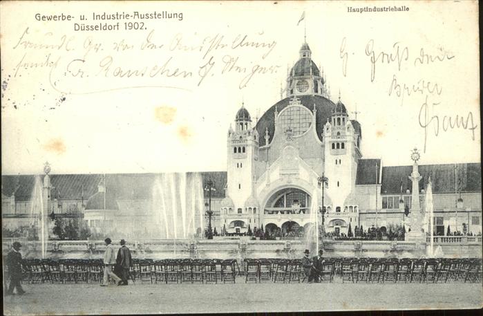Ausstellung Industrie Gewerbe Kunst Dues Hauptindustriehalle
