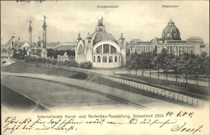 Ausstellung Kunst Gartenbau Duesseldorf  Nymphähenhalle Kunstpalast