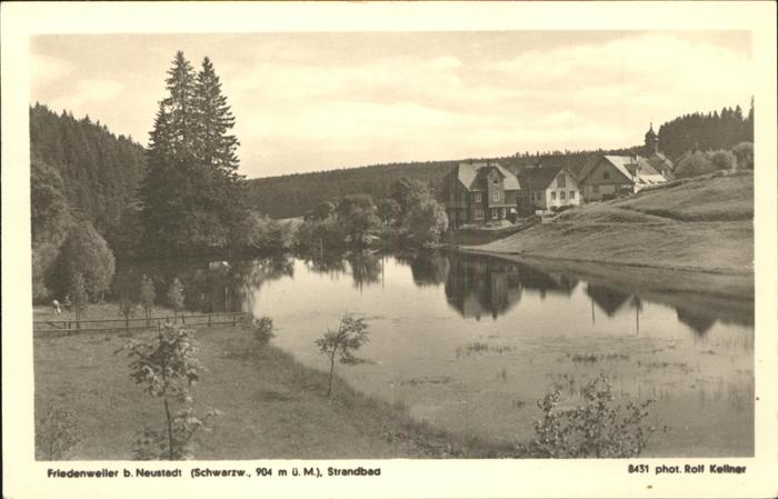 Foto Kellner Rolf Nr. Friedenweiler b. Neustadt Strandbad