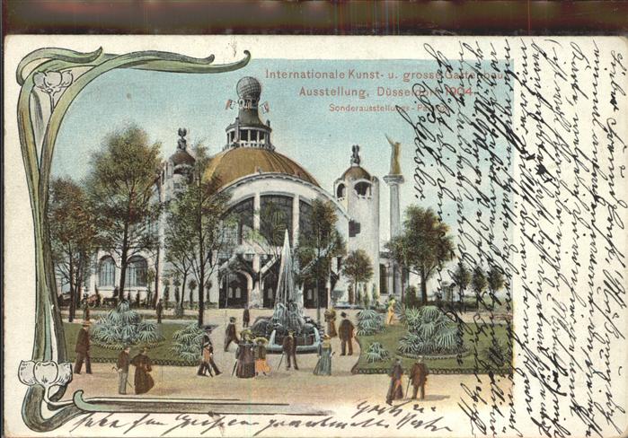 Ausstellung Kunst Gartenbau Duesseldorf 1904  Sonderausstellung