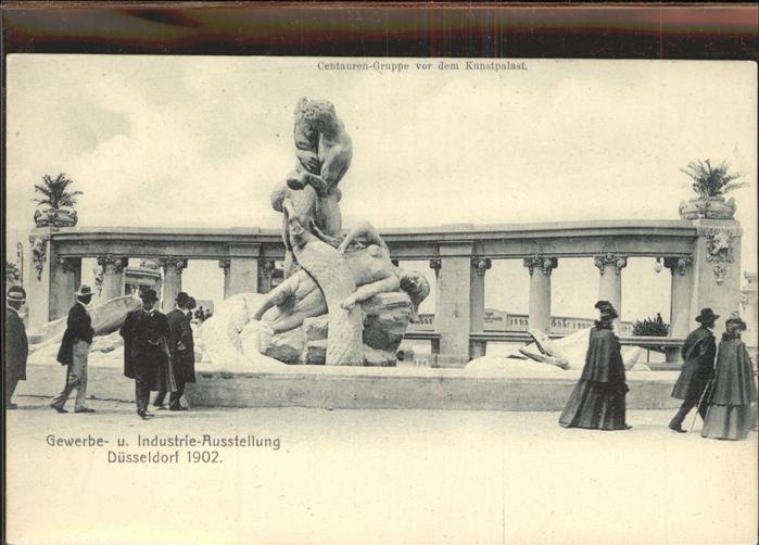 Ausstellung Industrie Gewerbe Kunst Dues Centauren Gruppe Kunstpalast