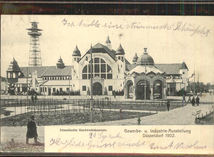 Ausstellung Industrie Gewerbe Kunst Dues Düsseldorfer Handwerkskammer