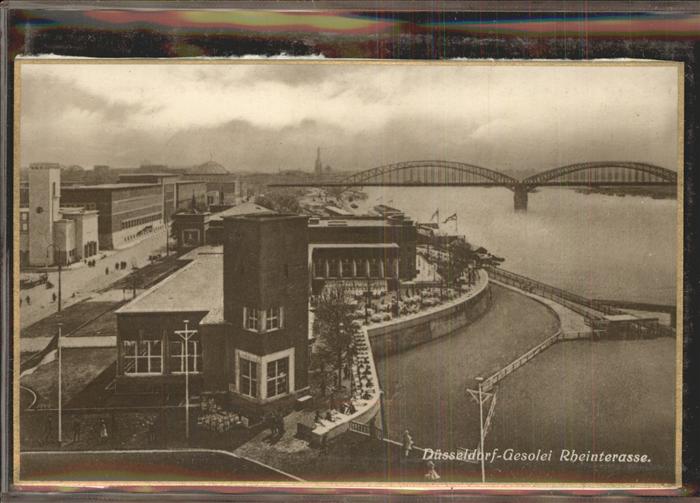 Ausstellung Gesolei Duesseldorf 1926 Rheinterasse