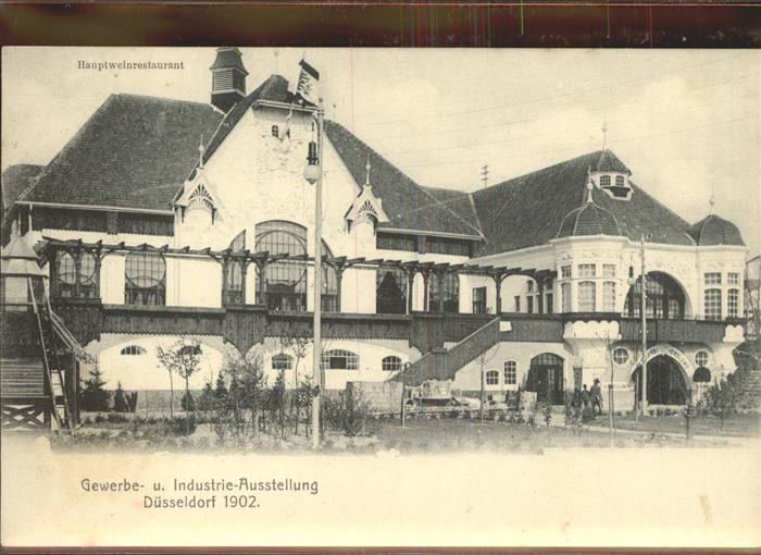 Ausstellung Industrie Gewerbe Kunst Dues Hauptweinrestaurant