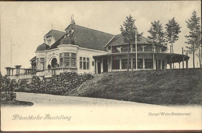 Ausstellung Industrie Gewerbe Kunst Dues Haupt-Wein-Restaurant