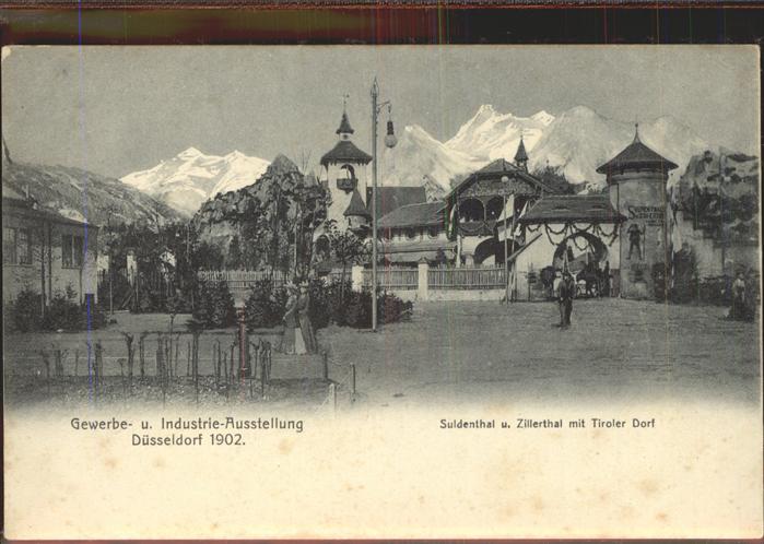 Ausstellung Industrie Gewerbe Kunst Dues Suldenthal Zillerthal Tiroler Dorf