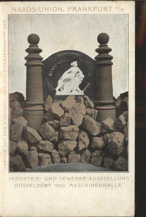 Ausstellung Industrie Gewerbe Kunst Dues Maschinenhalle Naxos-Union Frankfurt a.