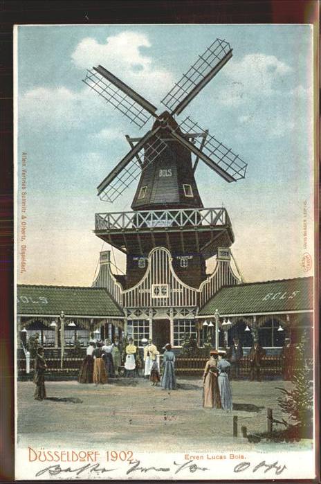 Windmuehle Düsseldorf Ausstellung 1902