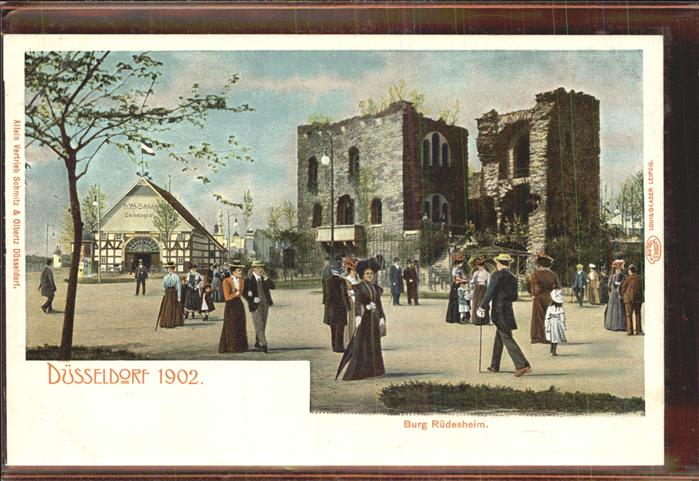 Ausstellung Industrie Gewerbe Kunst Dues Burg Rüdesheim