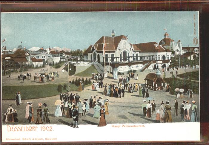 Ausstellung Industrie Gewerbe Kunst Dues Haupt Weinrestaurant