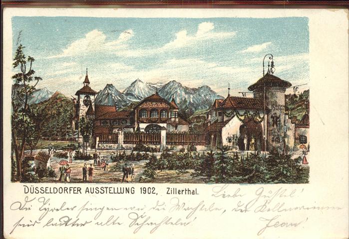 Ausstellung Industrie Gewerbe Kunst Dues Zillerthal