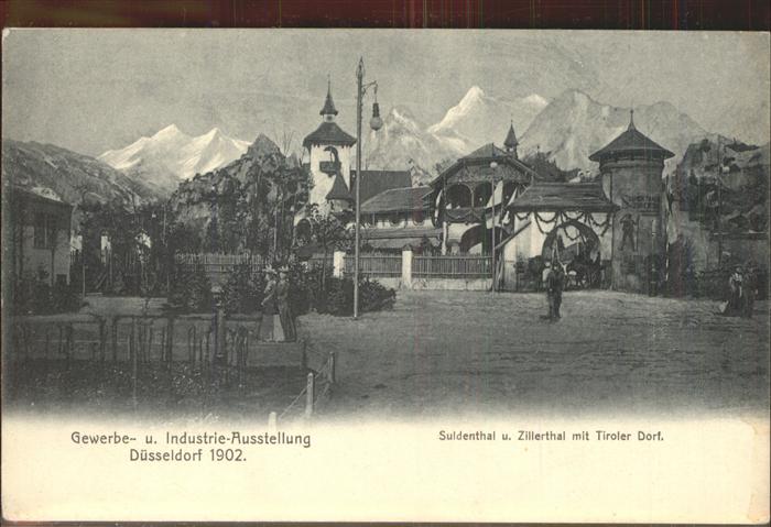 Ausstellung Industrie Gewerbe Kunst Dues Suldenthal Zillerthal Tiroler Dorf