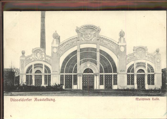 Ausstellung Industrie Gewerbe Kunst Dues Maschinen Halle