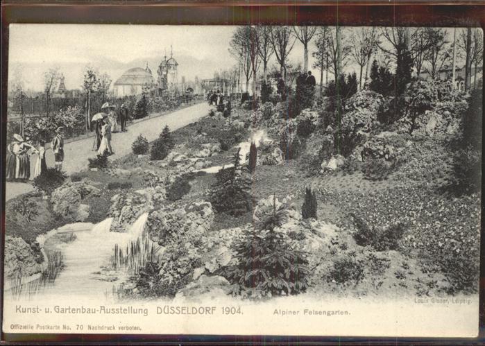 Ausstellung Kunst Gartenbau Duesseldorf  Alpiner Felsengarten