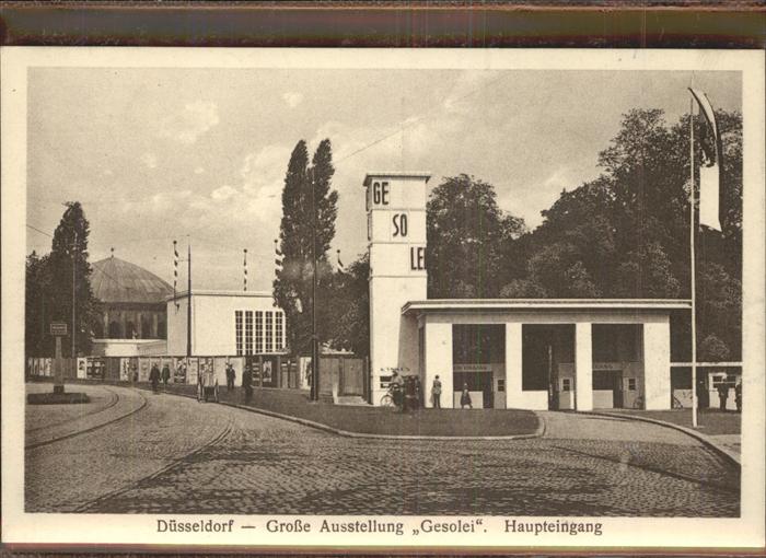 Ausstellung Gesolei Duesseldorf 1926 Haupteingang