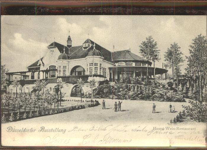 Ausstellung Industrie Gewerbe Kunst Dues Haupt-Wein-Restaurant