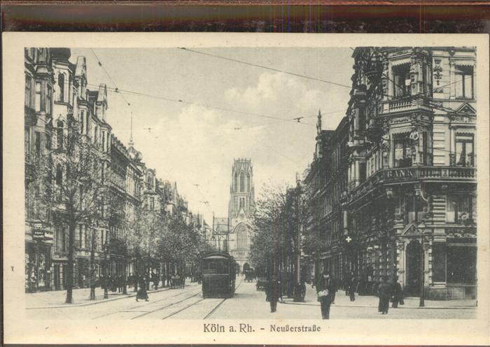 Strassenbahn Neußerstr. Köln a. Rh.