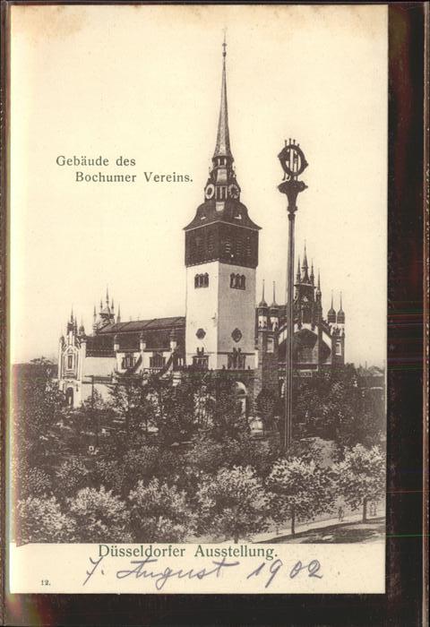 Ausstellung Industrie Gewerbe Kunst Dues Gebäude Bochumer Verein