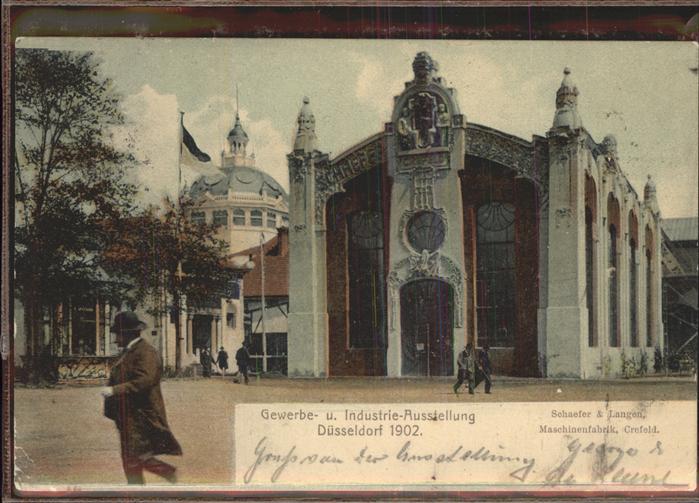 Ausstellung Industrie Gewerbe Kunst Dues Maschinenfabrik Crefeld