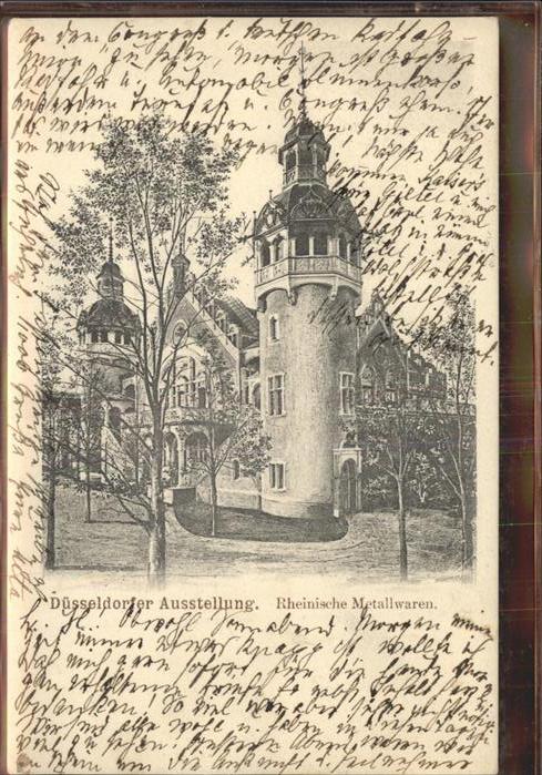 Ausstellung Industrie Gewerbe Kunst Dues Rheinische Metallwaren