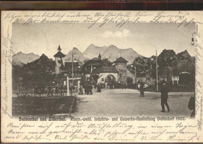 Ausstellung Industrie Gewerbe Kunst Dues Suldenthal Zillerthal