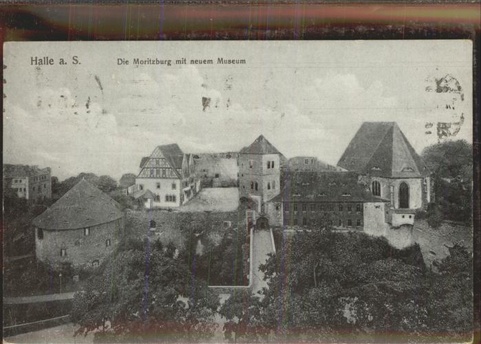 Halle Saale Moritzburg mit neuem Museum
