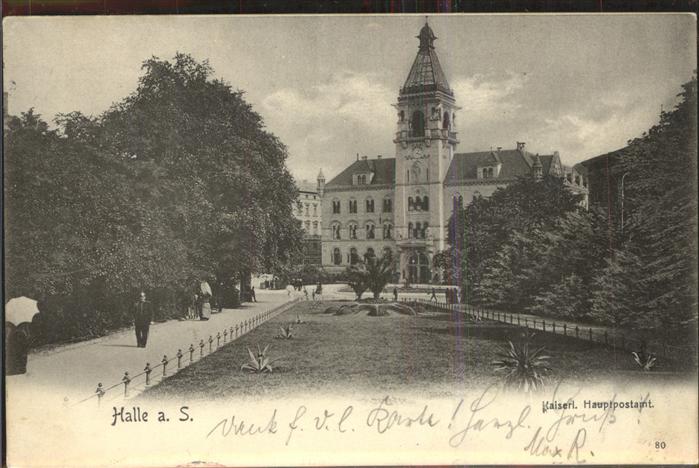 Halle Saale Kaiserliches Hauptpostamt
