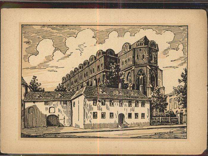 Halle Saale Dom Künstlerkarte