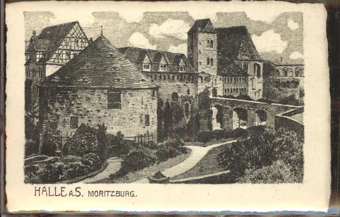 Halle Saale Moritzburg Künstlerkarte
