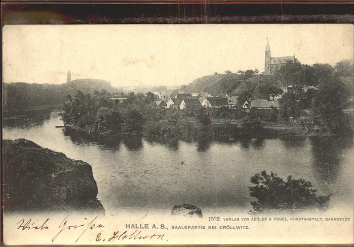Halle Saale Saalepartie bei Cröllwitz