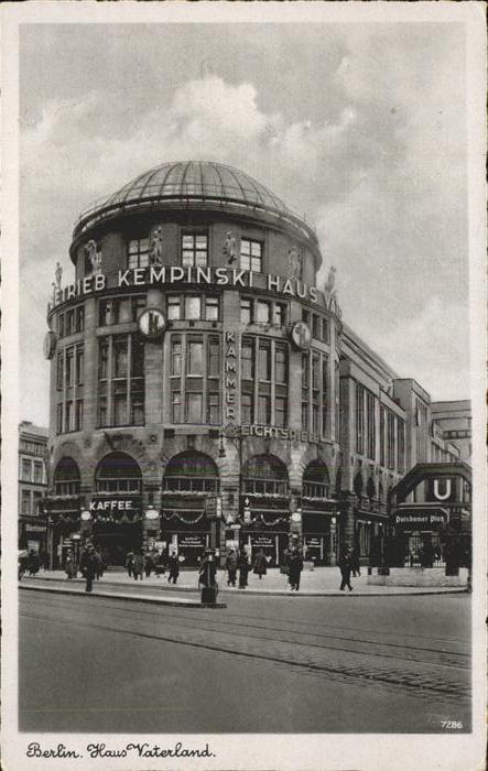 BERLIN  CITY Haus Vaterland Kempinski Kammer Lichtspiele Bromsilber Imitation
