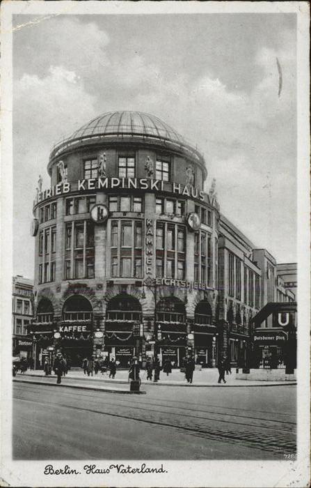 BERLIN  CITY Haus Vaterland Kempinski Kammer Lichtspiele Bromsilber Imitation