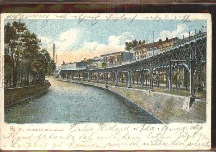 BERLIN  CITY Hochbahnhof Moeckernstrasse