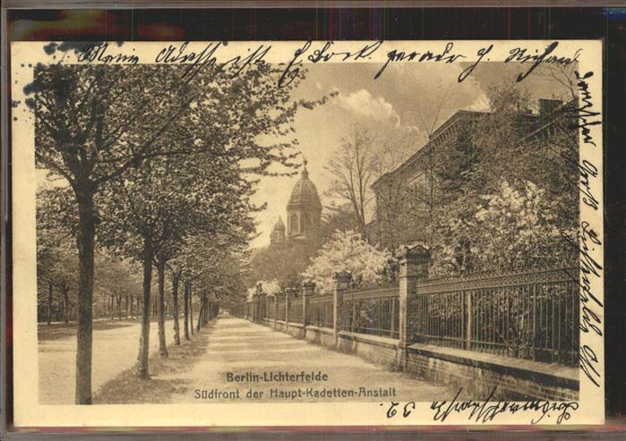 Lichterfelde Berlin Kadetten Anstalt