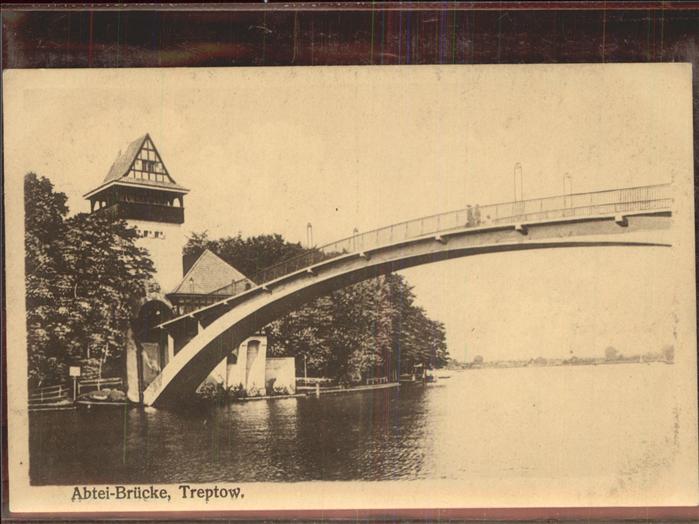 Treptow Berlin Abtei Brücke