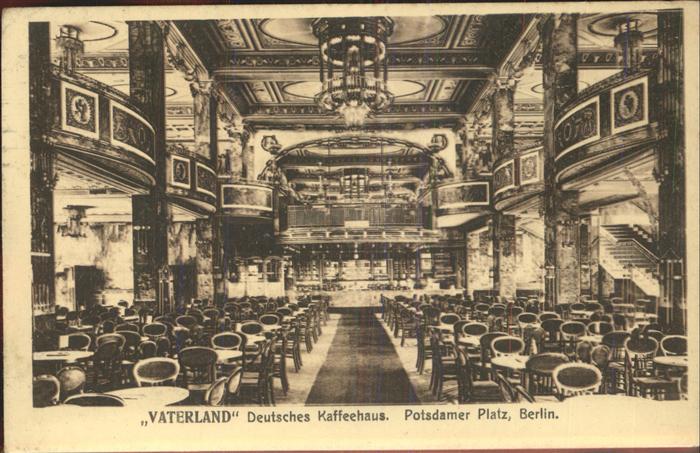 BERLIN  CITY Kaffeehaus Vaterland am Potsdamer Platz