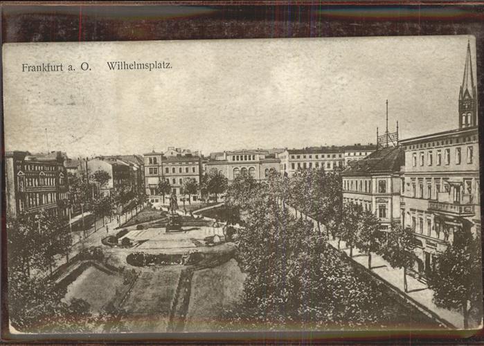 Frankfurt Oder Wilhelmsplatz Denkmal