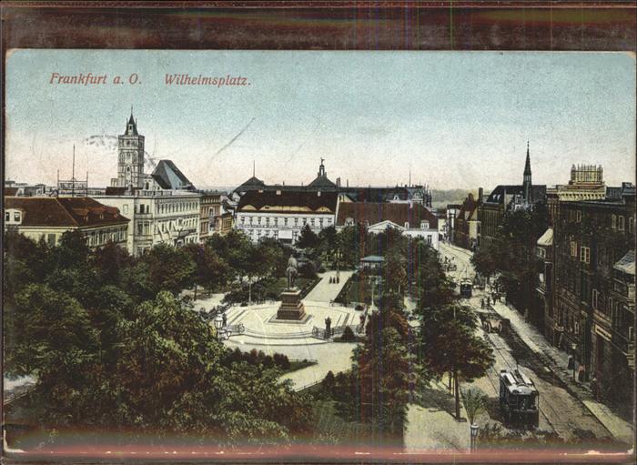 Frankfurt Oder Wilhelmsplatz Denkmal Marienkirche Stra