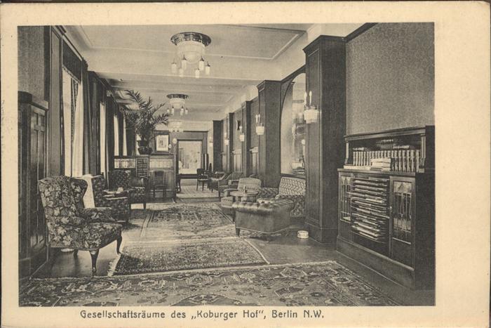 Berlin Koburger Hof Gesellschaftsraum