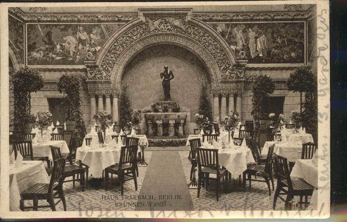 Berlin Haus Trarbach Brunnen Wand Bahnpost